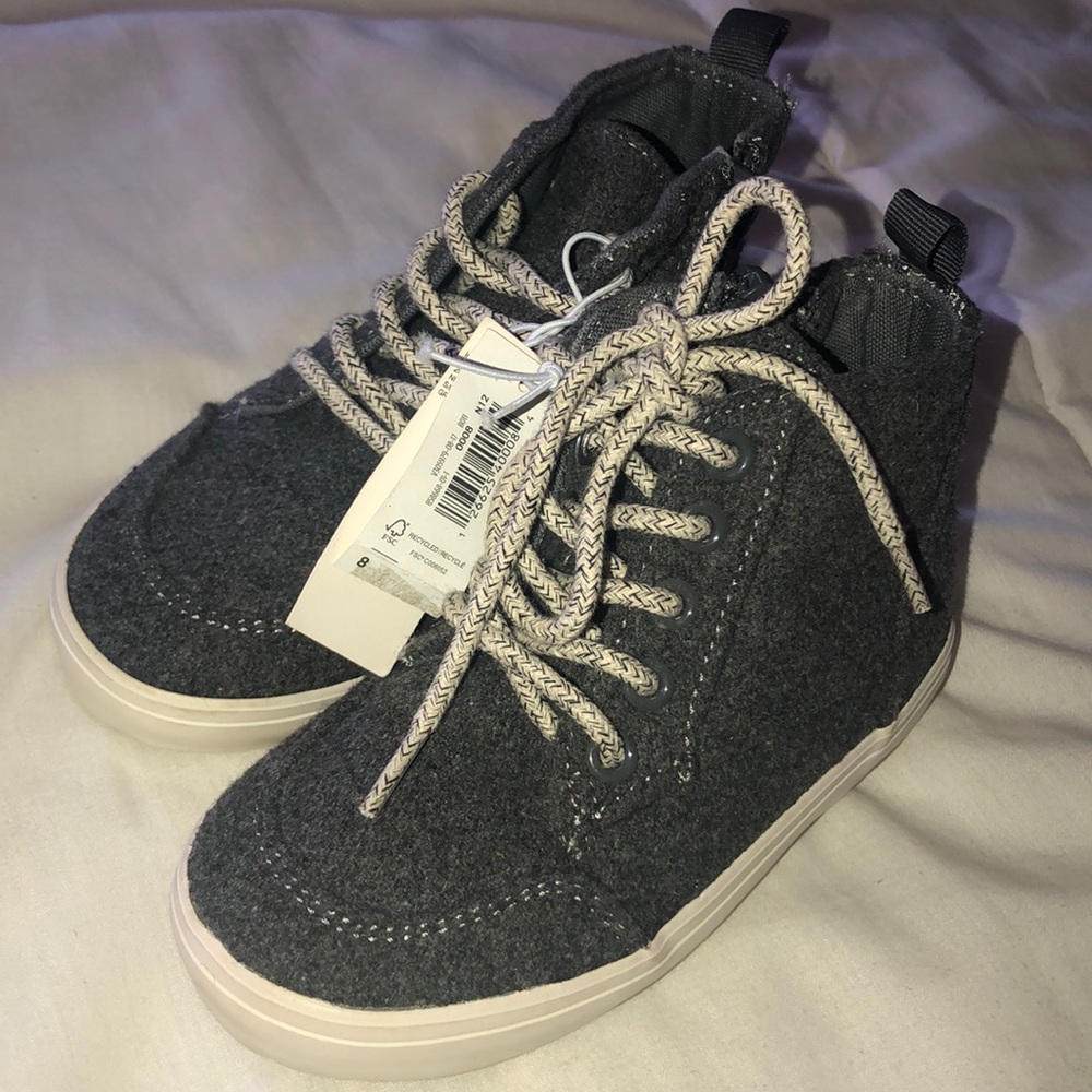 NWT Boys Old Navy Wool Boots sz. 8
